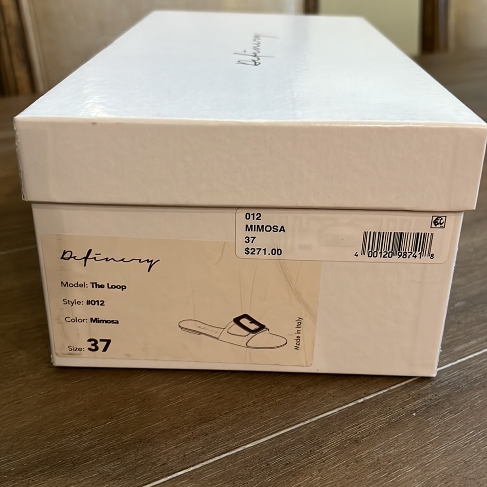 Definery Loop Sandal In Mimosa. - image 4
